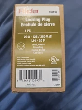 NEMA L14-20P Locking Plug, Twist Generator Male Plug Replacement, 20 Amp, 125...