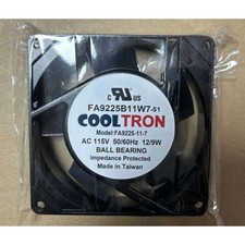 New COOLTRON FA9225B11W7-51 AC115V 50/60Hz Cooling Fan QW