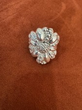 Sterling Silver 9.25 Sunflower Ring Size 5 1/2