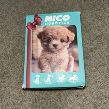 Nico Robotica Kids Electronic Puppy Toy Battery Operated Walks And Barks NWT