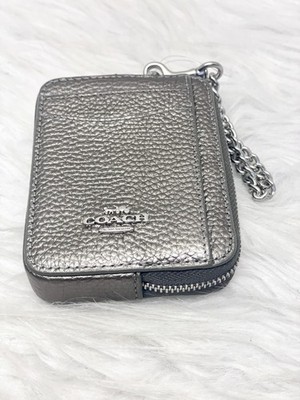 アクセサリー CTHY SILVER WALLET & CARDCASE Silver Keychain Wallet – Quicksilver Leather Card Case – Oventure