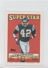 1988 Super Star Sticker Back Cards Curtis Adams Mike Quick Stephen Starring 0a3