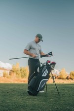 Precise M5 Men's Left Handed 15 Piece Complete Golf Clubs Package Set - 2 Sizes 