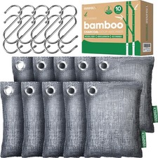 Activated Charcoal Odor Absorber, Odor Eliminator for Strong Odor,Bamboo Char...
