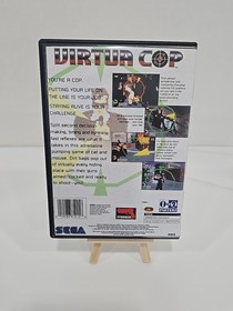 Sega Saturn Virtua Cop Not For Resale Authentic Disc Is MINT + Aftermarket Case