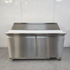 Counter Fridge Double 2 Door Prep 527L Stainless Kitchen Commercial Catering ...