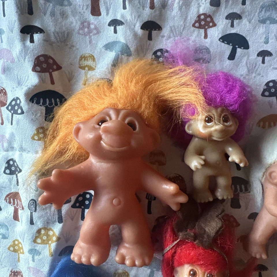 Trolls de presa vintage hechos en Dinamarca raros de colección años 70 80 Foto 2 de 4