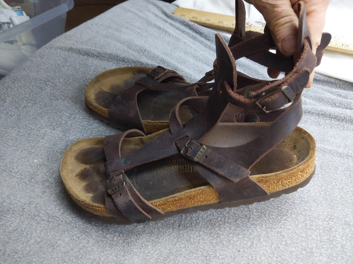Birkenstock Athens Gladiator Sandals Size W10 M8 RARE Birkenstock Buckle Gladiator Sandals for Women for sale | eBay main image 2
