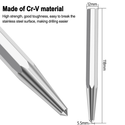 Center Hardness Positioning Punching Hole Drilling Positioner Cone Punching Tip - Picture 6 of 8