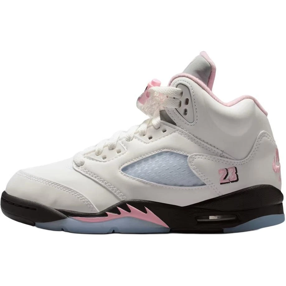 Air Jordan 5 Retro GS Medio Suave Rosa HQ7980-102 Talla 3.5Y-7Y Foto 2 de 2