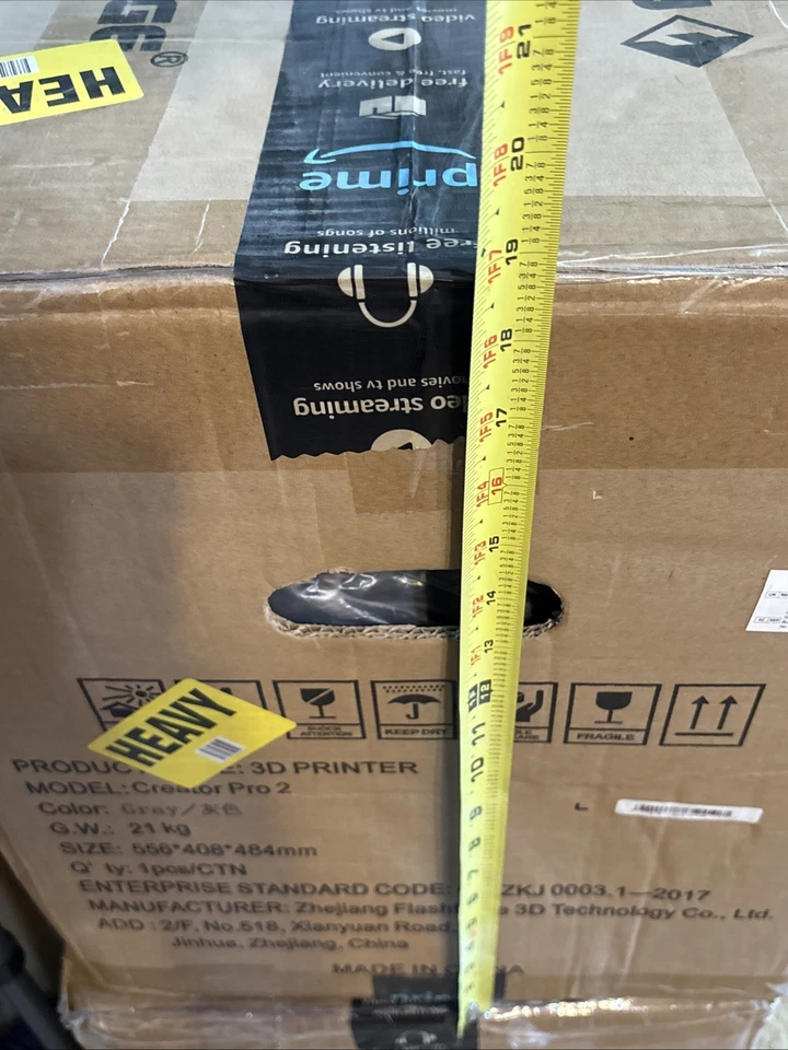 NEW IN BOX FLASHFORGE 3D Printer Creator Pro 2 Independent Dual Extruder - Image 4 of 4