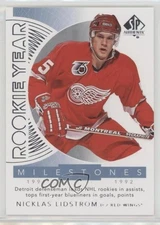 2017-18 SP Authentic Rookie Year Milestones Nicklas Lidstrom #RYM-NL HOF n1u