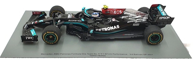 Spark Model 1/18 Scale 18S577 - Mercedes-AMG F1 W12 E #77 V.Bottas 2021 - Image 3 of 4