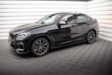 Seitenschweller Ansatz f�r V.2 f�r BMW X4 M-Paket G02 schwarz Schweller Ansatz