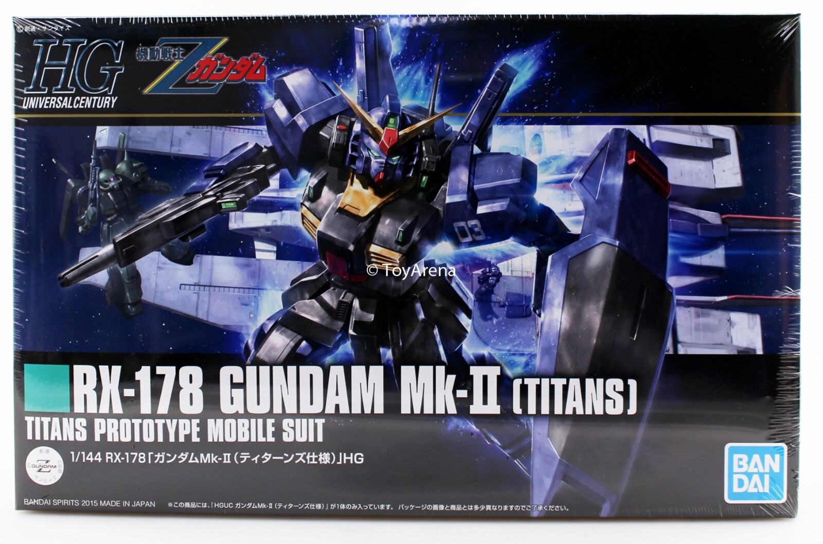 Bandai  1/144 HGUC #194 Zeta Gundam Gundam Mk-II (2) Titans Revive Model Kit