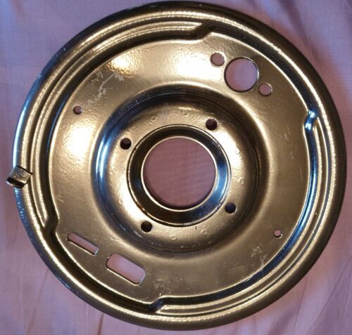 ORIGINAL Austin Healey BN1 REAR BRAKE PLATE set Powder Coated Condition Great. - Picture 2 of 3