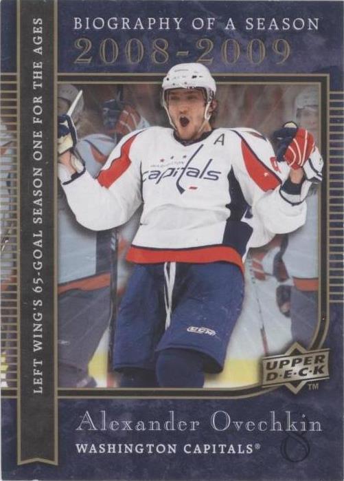 2008 Upper Deck Biography of a Season - Alex Ovechkin #BS1 - 1 of 1