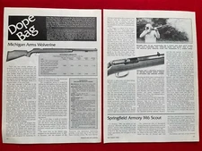 Vintage 1983 Michigan Arms Muzzleloader Print Ad Specs & Accuracy