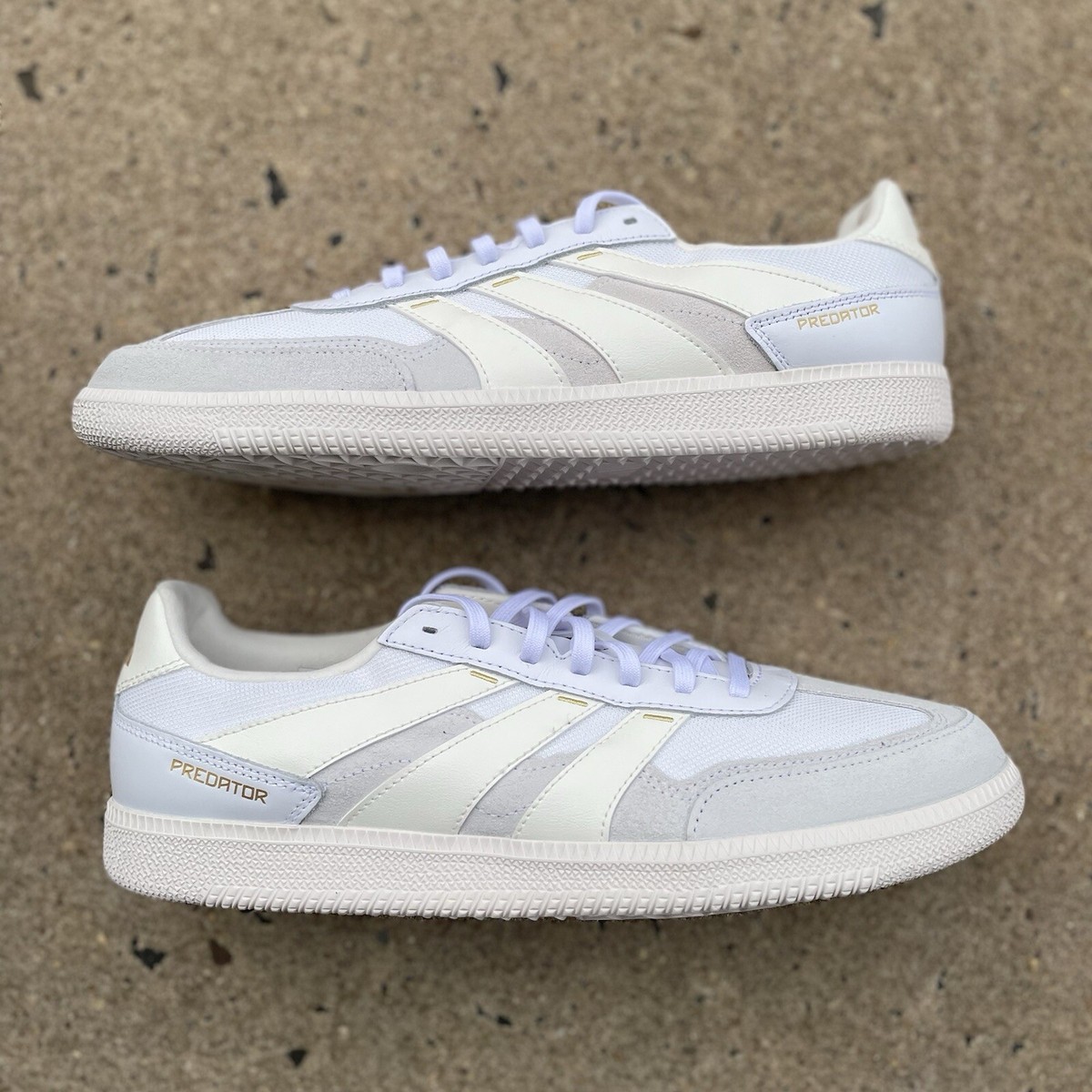 Adidas Predator Freestyle Men's Soccer Shoes White Sneakers Indoor