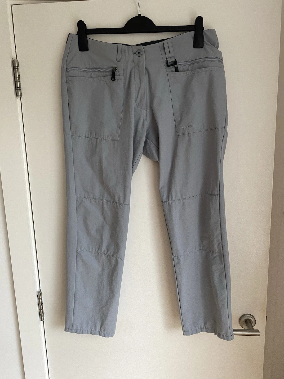 Rohan Stretch Bags Grey Walking Hiking Trousers UV Protection Size 12 Regular