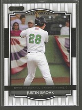 Justin Smoak 2008 Razor Signature Series Card# 11