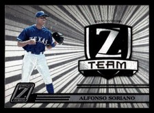 2005 Donruss Zenith #ZT-8 Alfonso Soriano Z-Team Gold NM