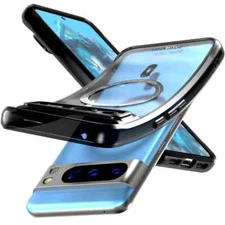 For Google Pixel 8 Pro / Pixel 8 TPU Slim MagSafe Anti-Yellowing Clear Back Case