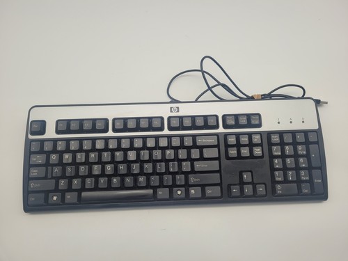 Hewlett-Packard Model KU-0316 537746-001 Wired Keyboard Tested and Working.