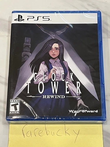 Clock Tower Rewind (PS5 Playstation 5) NEW SEALED MINT, RARE US LRG!