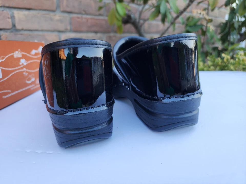 NUEVO Zueco Dansko Pro XP charol negro mujer talla 40 EE. UU. 9,5-10 Foto 4 de 4