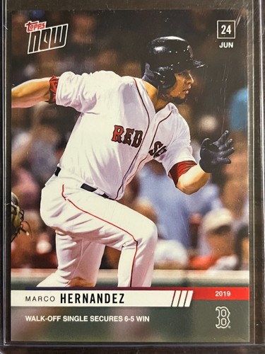 2019 Topps Now 428 Marco Hernández