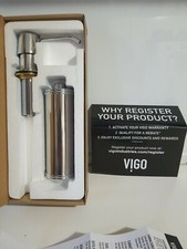 Vigo VGSD002CH 10-Ounce Soap or Lotion Dispenser in Chrome Brass