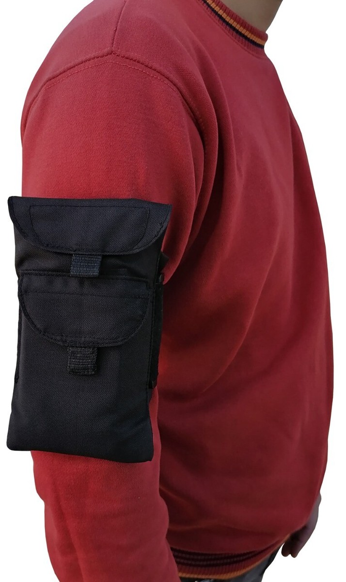 Porte-Feuille De Sport LTG Pro - À Attacher à La Cheville, Bras Ou Poignet, Noir