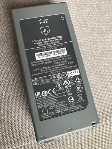 Cisco CS-POE-INJ TOUCH 10 PoE Injektor für TelePresence