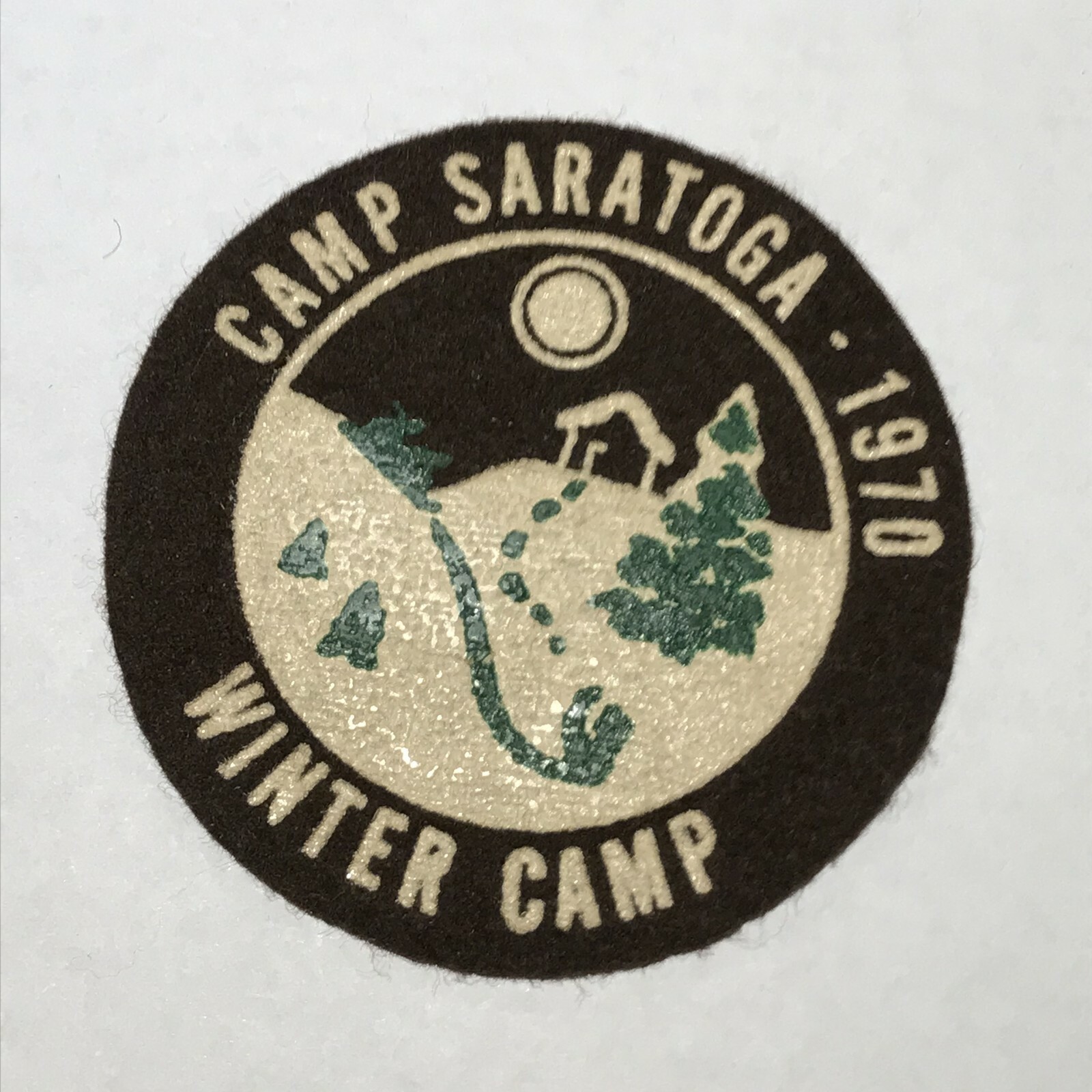 1970 Camp Saratoga Winter Camp Felt CC9 | eBay