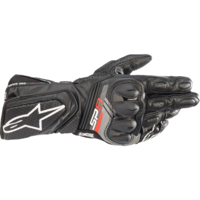 ALPINESTARS SP8 V3 Leather Motorcycle Glove Black AS3558321001062 Size X-LARGE 