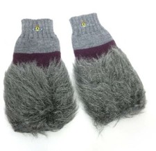 Vivienne Westwood / Knit Gloves With Lame Fur Hand Warmer B59010 2401