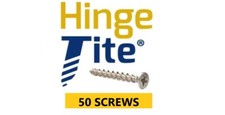 Hinge-Tite Countersunk Chrome Plated Pozi Screw 4 x 30mm Screw Door Hinge Screws