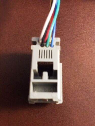 623D Telephone Line Cord Jack 6 wire New - Picture 2 of 3