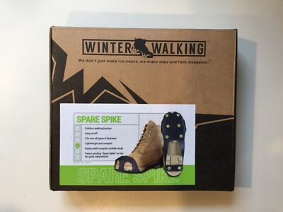 Winter Walking ice cleats Large  Spare Spike  New in package ez on/off tungsten