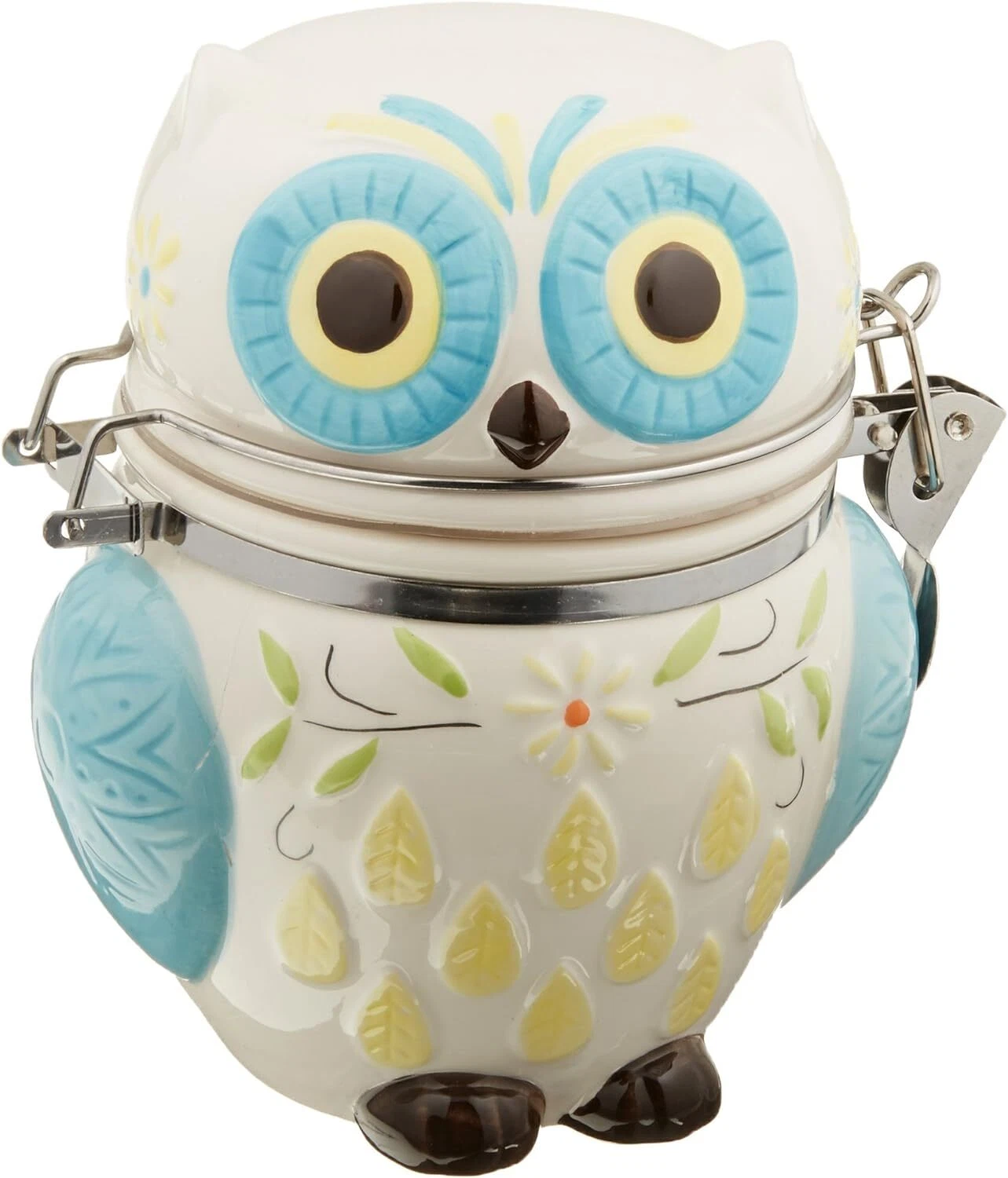 Boston Warehouse Hinged Jar with Floral Owl Design
Opens in a new window or tab