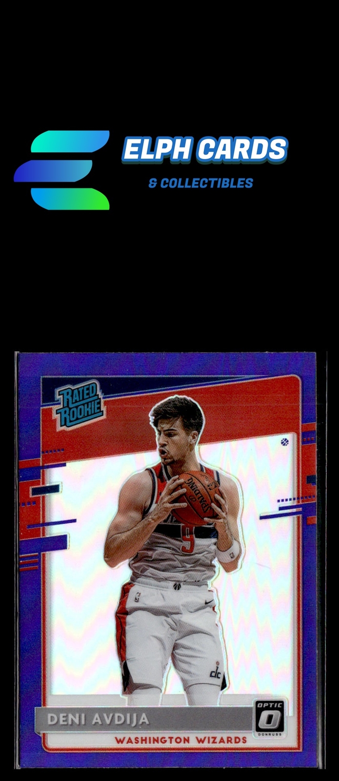 2020-21 Donruss Optic #159 Deni Avdija Purple