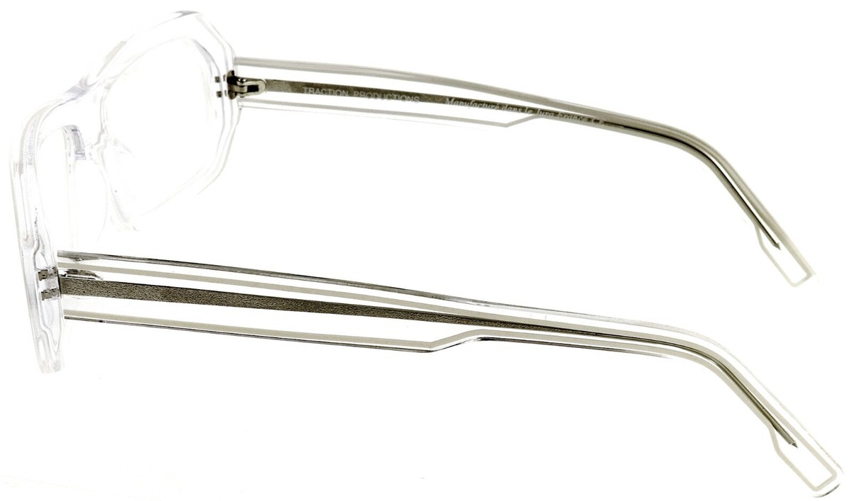 TRACTION PRODUCTIONS Blanc/Cristal COURAGE 53mm Clear Eyeglasses 