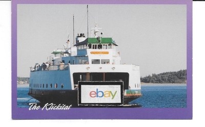 Washington Staat Ferries Klickitat Ferry Port Townsend-Keystone 1996 Postkarte