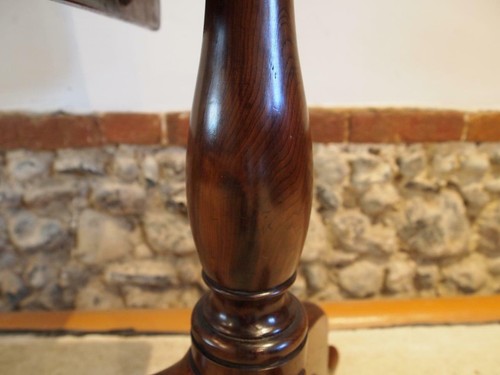 Table very rare Gillows George III Yew side lamp hall wine c1780 - Picture 2 of 12