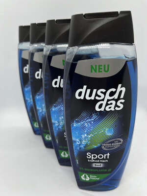 (12,34 /1 Liter) Duschdas Dusch das Sport 4 x 450 ml Shampoo & Duschgel 3-In-1