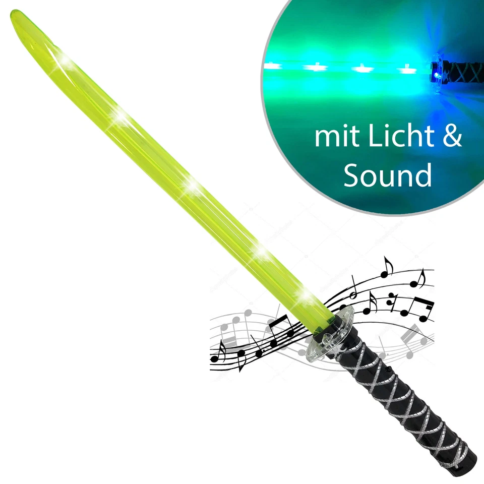 Lichtschwert Ninja Laserschwert Leuchtschwert Sound Licht LED Kinder Spielzeug - Bild 2 von 4