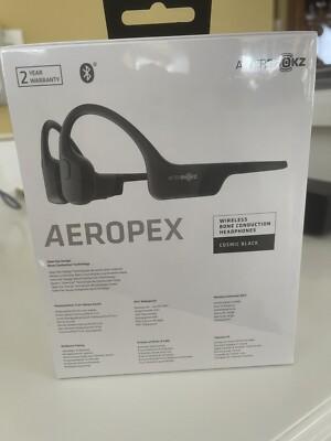 Aftershockz AEROPEX BLACK AS800. New in box. Sealed! | eBay