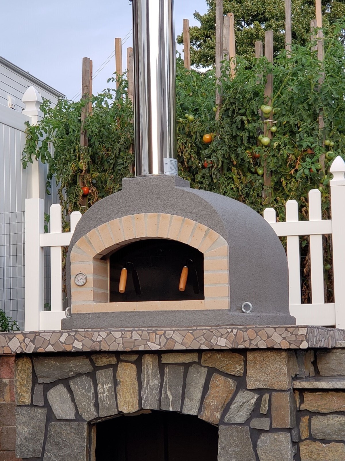 Brick Pizza Oven, Made in Portugal, Outdoor Pizza Oven, Wood Fired St