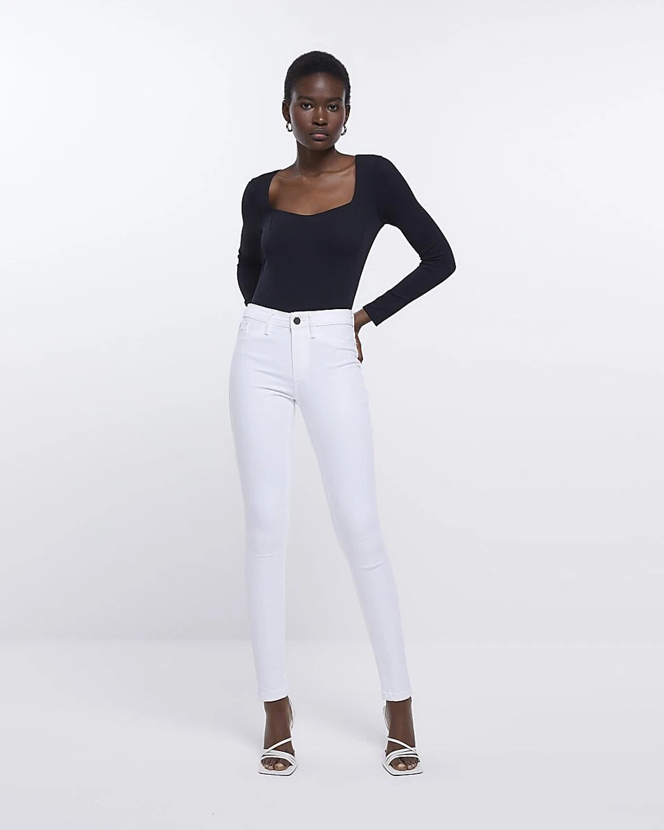 River island sale white jeans womens